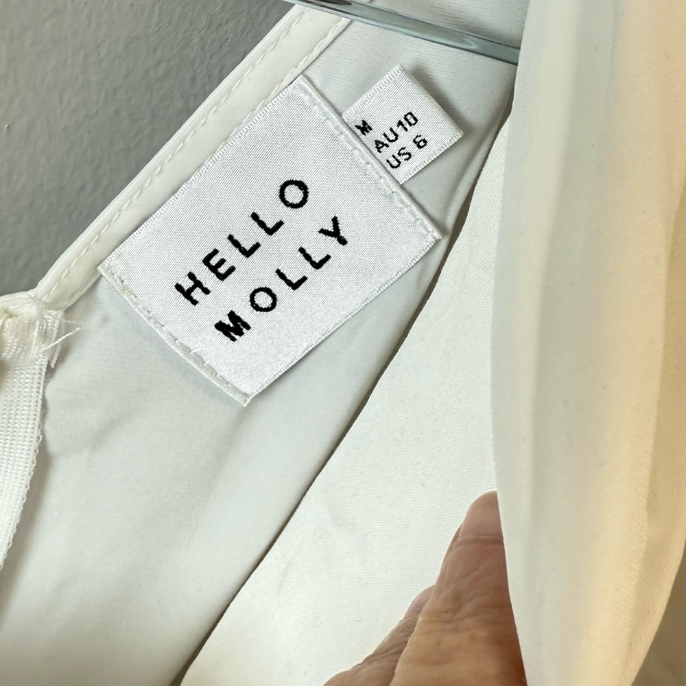 Hello Molly White One-Shoulder Mini Dress - Picture 4 of 5